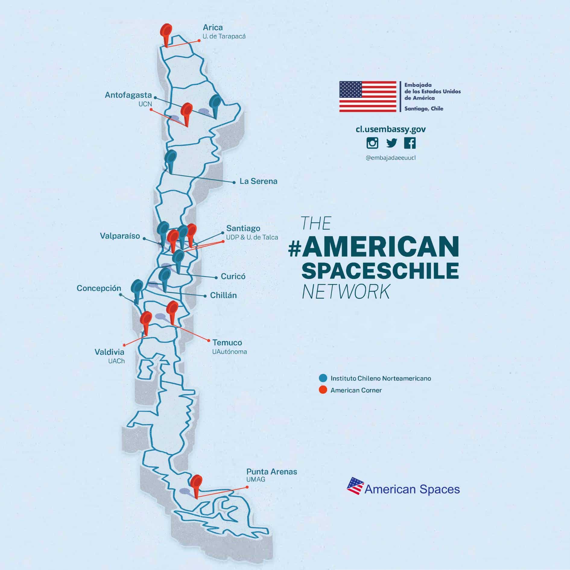Mapa American Space